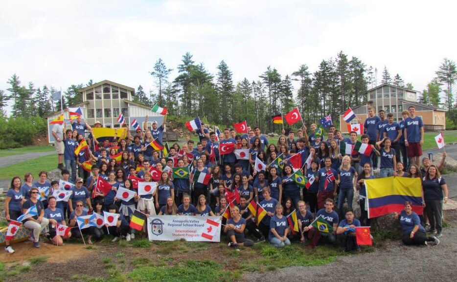 아나폴리스교육청 신입생 오리엔테이션 단체사진