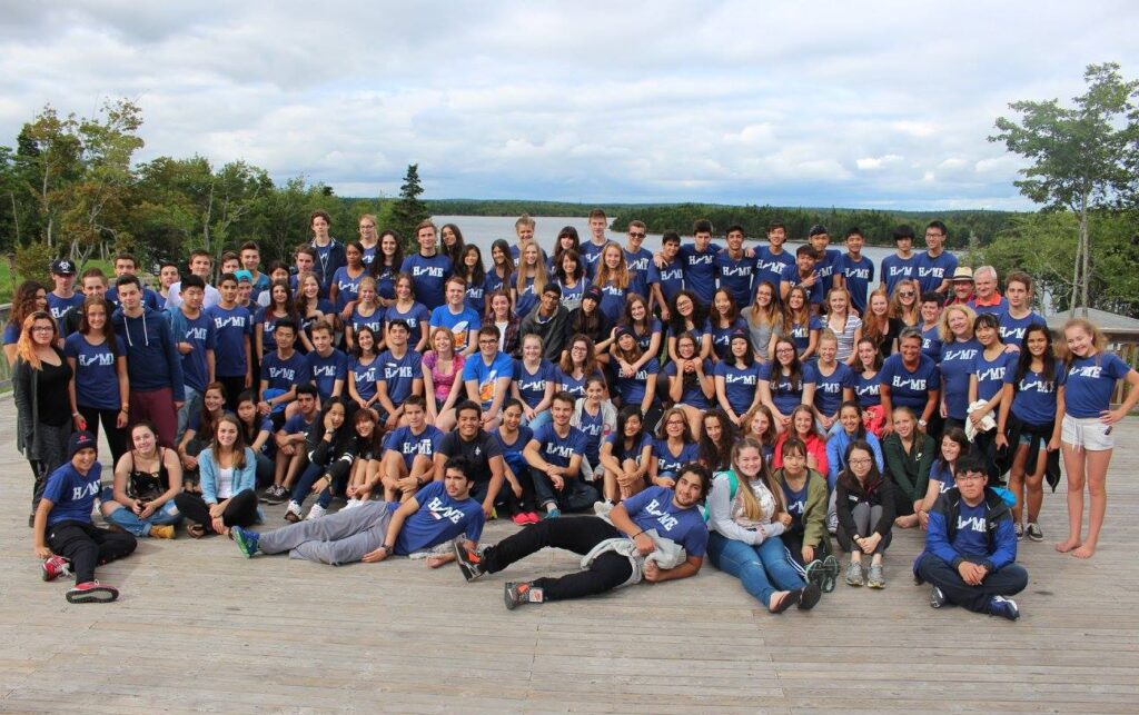 핼리팩스교육청 신입생 오티단체사진